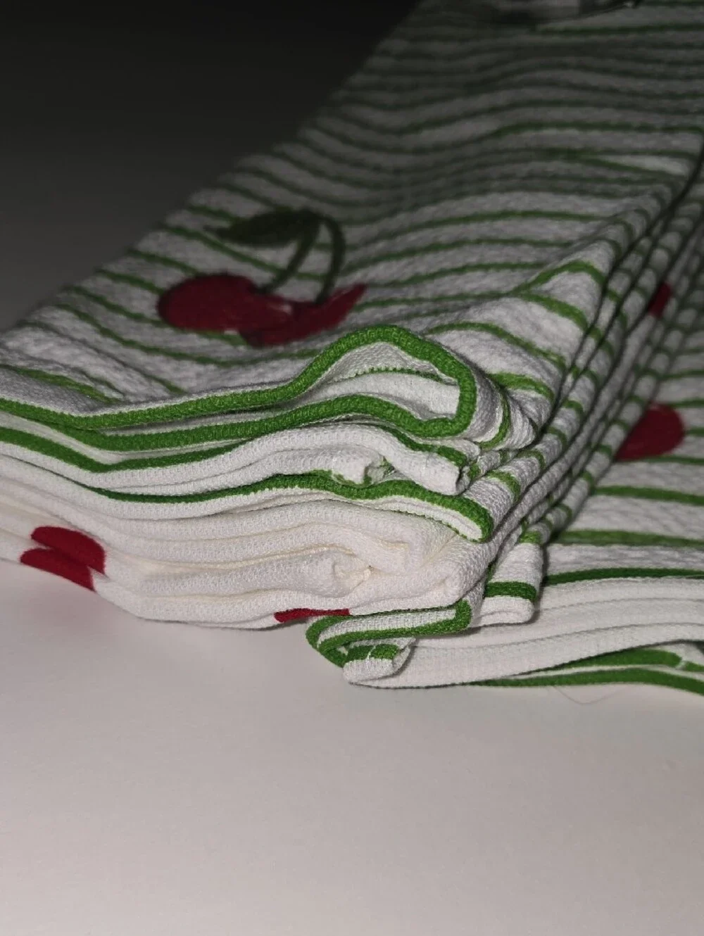 Kate Spade Kitchen Towels with Cherries